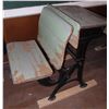 Image 2 : Antique Wooden Teachers Desk (29.5" x 48" x 30")