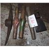 Image 1 : Lot of Antique pick, hoe, sledge (heads)