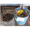 Image 1 : 2 metal pails of bolts, nails, etc.