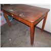 Image 4 : Wooden Desk (46"W x 26"D x 31"H)
