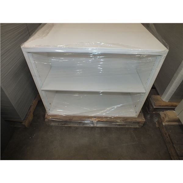 2 Small Metal Storage Shelves