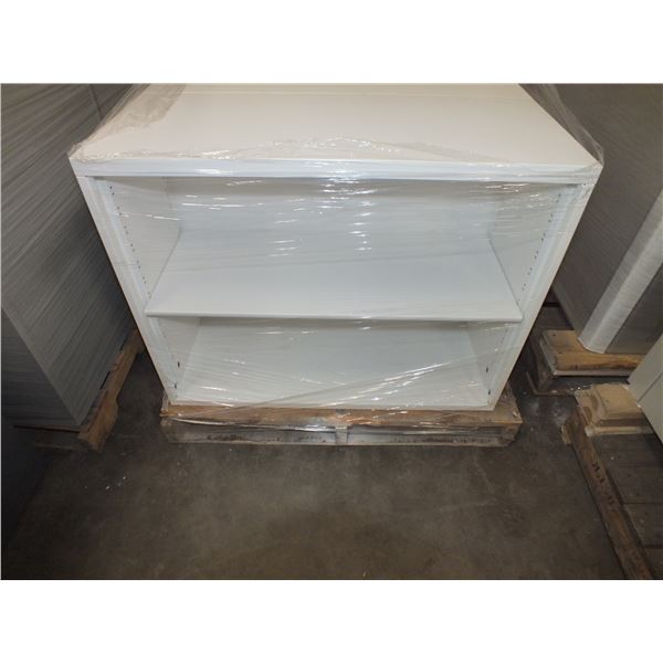 2 Small Metal Storage Shelves