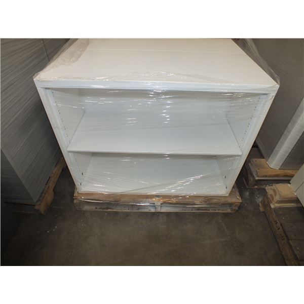 2 Small Metal Storage Shelves