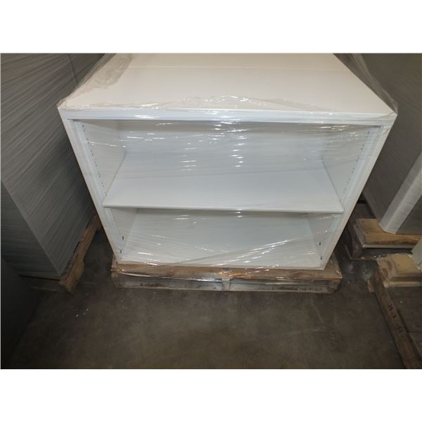 2 Small Metal Storage Shelves