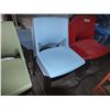 Image 1 : 13 Blue Stacking Chairs