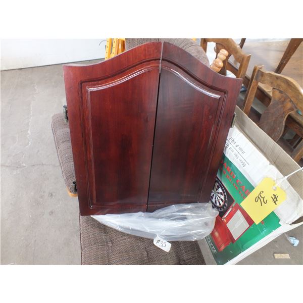 Dart Board Wall Cabinet