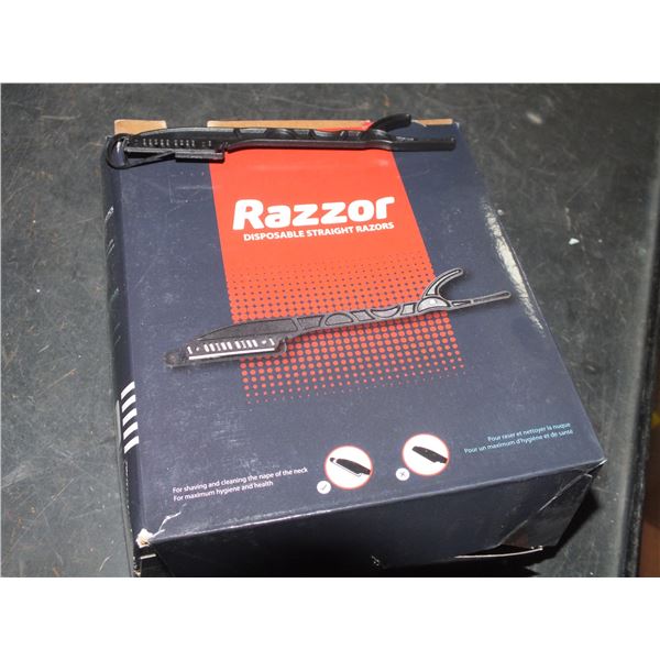 Big Box Of Disposable Straight Razors