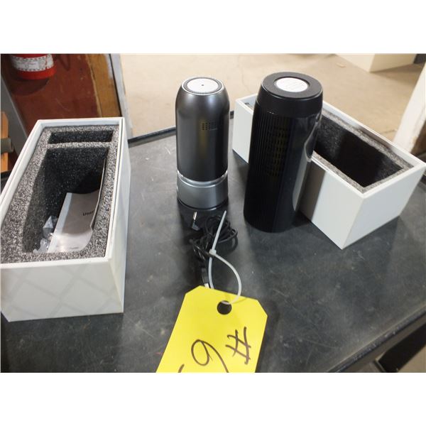 2 Small Portable Car Air Purifier's