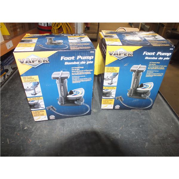 2 Vapor Foot Pumps
