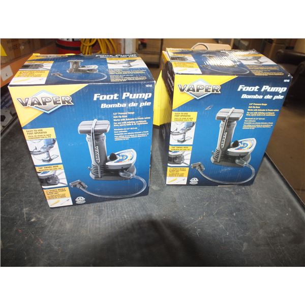 2 Vapor Foot Pumps