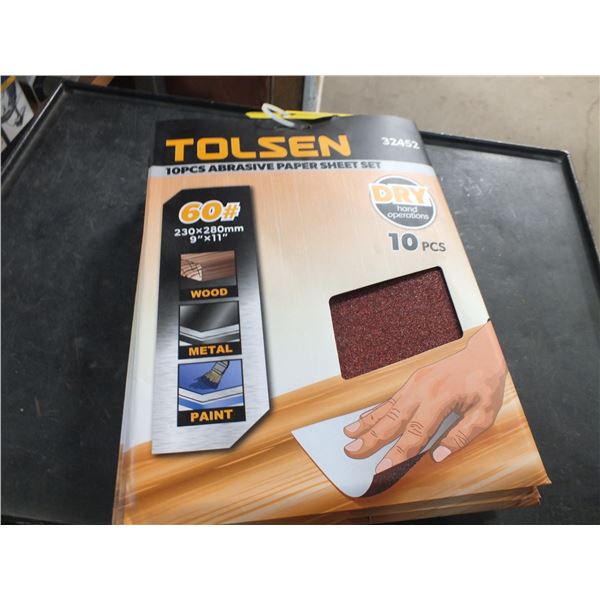 12 Packs Of Assorted Sand Paper