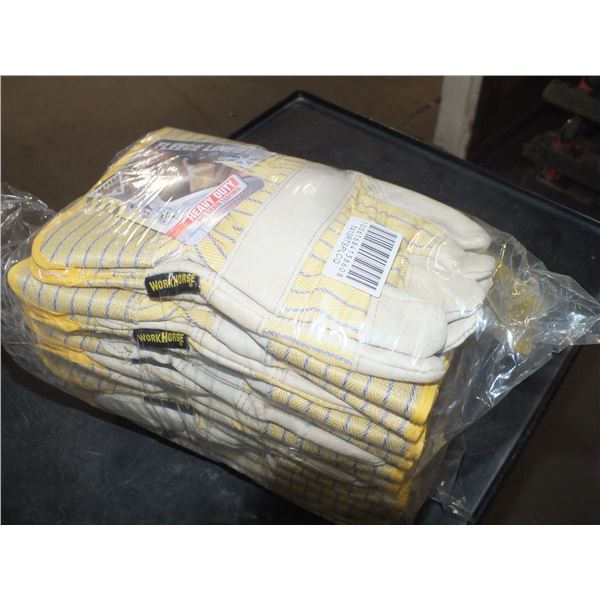 12 Pairs Of Work Gloves