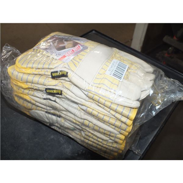 12 Pairs Of Work Gloves