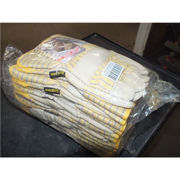 12 Pairs Of Work Gloves