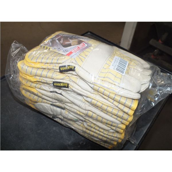12 Pairs Of Work Gloves