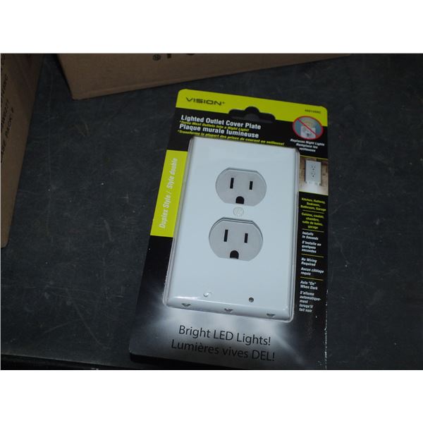 11 Lighted Outlet Cover Plates