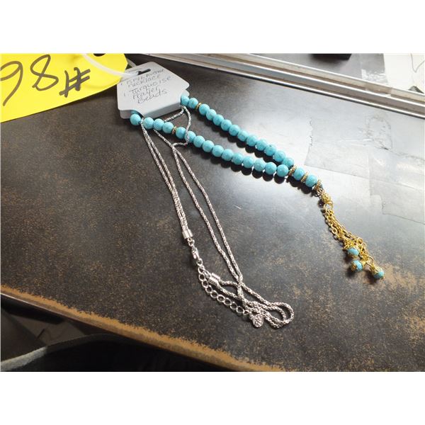 Fifth Avenue Necklace & Turquoise Prayer Beed's