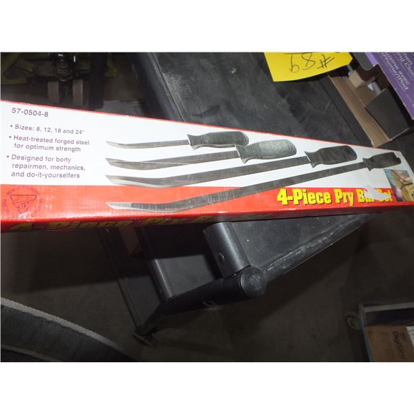 4pc Pry Bar Set