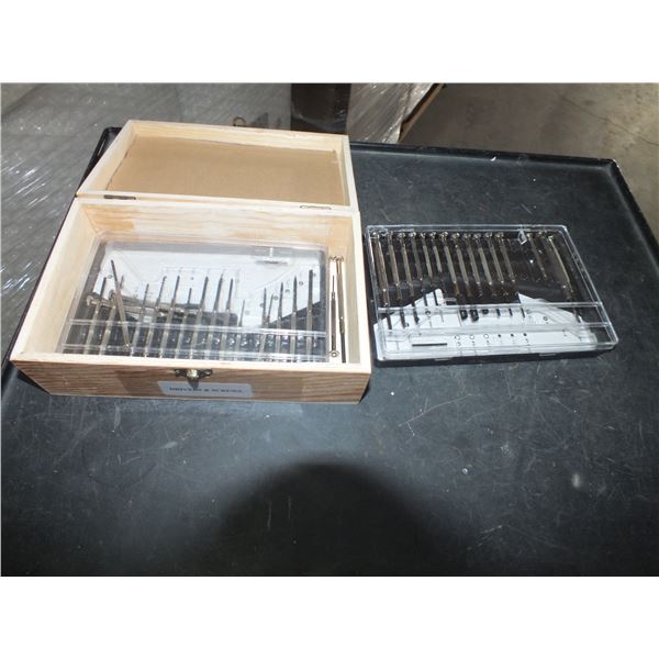 Small Wooden Box Of Precision Screwdrivers