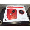Image 1 : Coca Cola Retro Mini Cooler w/ Bluetooth Speaker