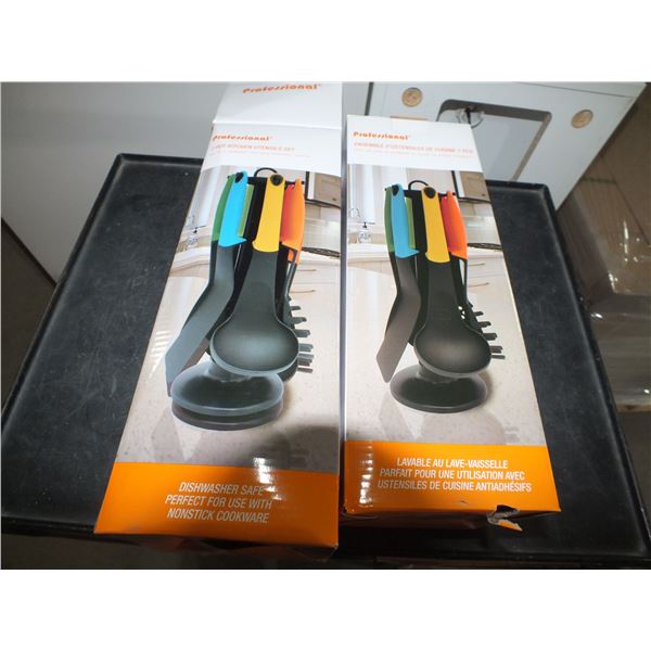 2 7pc Kitchen Utensil Sets
