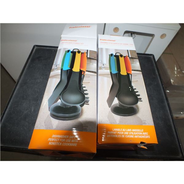 2 7pc Kitchen Utensil Sets