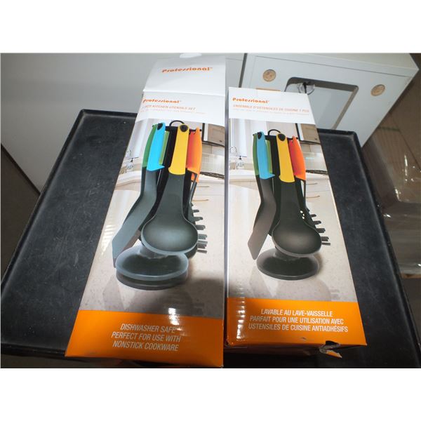 2 7pc Kitchen Utensil Sets
