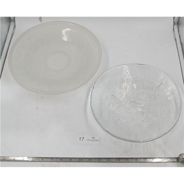 Beautiful Crystal Glass Serving Bowls