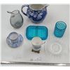 Image 1 : Decorative China, Teacups, Teapot, Vase, and Glassware