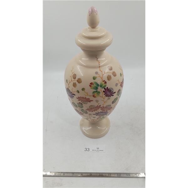 Vintage Painted Decorative Ceramic Vase