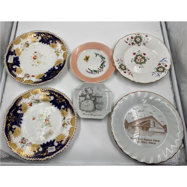 Decorative China Plates and Commerative Plates (x6)
