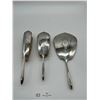 Image 1 : Antique Sterling Silver Brush & Mirror Set
