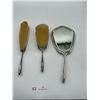 Image 2 : Antique Sterling Silver Brush & Mirror Set