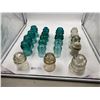 Image 1 : Antique Coloured Insulators (Various Sizes)