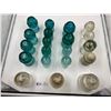 Image 2 : Antique Coloured Insulators (Various Sizes)