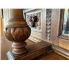 Image 5 : Art Nouveau Oak Sideboard With Beveled Mirrors 72L x 22D x 84H