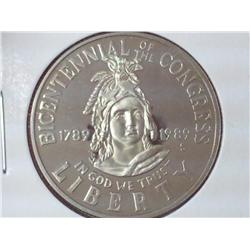 1989-S Bicentennial Of The Congress Half Dollar