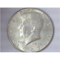 1967 Kennedy Half Dollar (40% Silver)