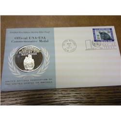 United Nations "Support For Refugees" FDC