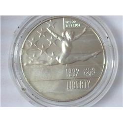 1992 XXV Olympiad Half Dollar (UNC) In Capsule