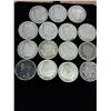 15 Assorted Liberty "V" Nickels