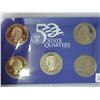 Image 1 : 2003 US MInt 50 State Quarters Proof Set (No Box)