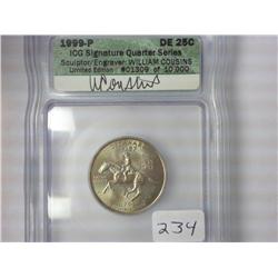 1999 Delaware Quarter ICG Signature Series