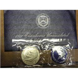 1973 Ike UNC Silver Dollar (Blue Pack)