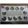 US War Time Silver Nickel Set 1942-45 (35% Silver)