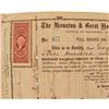 Image 4 : Houston-Great Northern Railroad Stock Certificate