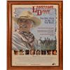 Image 1 : Lonesome Dove Bill Witliff Signed Poster