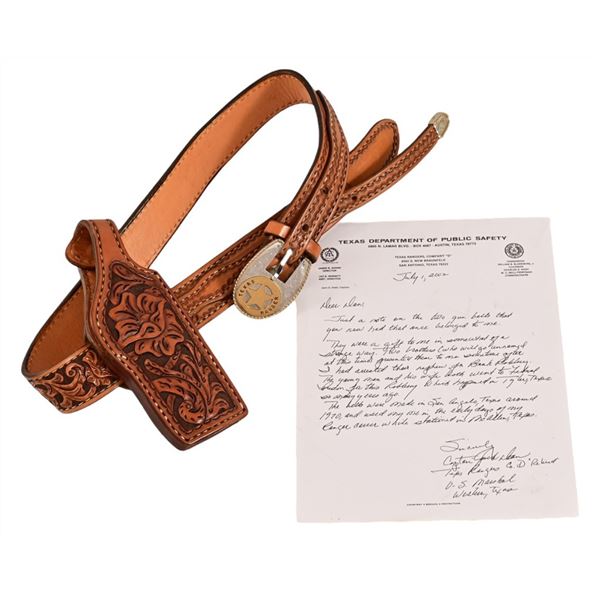 Texas Ranger Captain Jack Dean's Duty Worn Gun Rig
