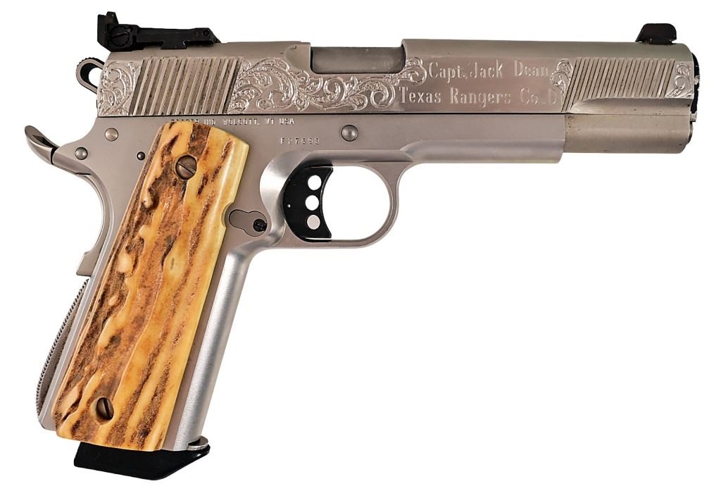 Texas Ranger 45 Texas Ranger Captain Jack Dean Custom 1911 .45 ACP