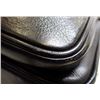 Image 7 : Balenciaga Black Leather Logo-Print Messenger Shoulder Bag